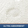 image:imageSmiry Luxury Chenille Bathroom Rugs 35x24 Extra Soft and Absorbent Shaggy Bath Mat Machine Washable NonSlip Plush Carpet Runner for Tub Shower and Floor Home Decor Accessories White