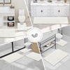 image:imageSmiry Luxury Chenille Bathroom Rugs 35x24 Extra Soft and Absorbent Shaggy Bath Mat Machine Washable NonSlip Plush Carpet Runner for Tub Shower and Floor Home Decor Accessories White