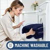 image:imageSmiry Luxury Chenille Bathroom Rugs 36x24 Extra Soft and Absorbent Shaggy Bath Mat Machine Washable NonSlip Plush Carpet Runner for Tub Shower and Floor Home Decor Accessories Deep Blue