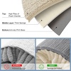 image:imageSmiry Luxury Chenille Bathroom Rugs 36x24 Extra Soft and Absorbent Shaggy Bath Mat Machine Washable NonSlip Plush Carpet Runner for Tub Shower and Floor Home Decor Accessories Sand