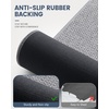 image:imageSmiry Toilet Rugs U Shaped 20x20 Non Slip Rubber Washable Bath Mat  Grey Low Pile Quick Dry Absorbent Bath Mat for Bathroom Floors Tub Sink Shower Outside Home Decor AccessoriesMedium Grey