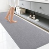 image:imageSmiry Toilet Rugs U Shaped 20x20 Non Slip Rubber Washable Bath Mat  Grey Low Pile Quick Dry Absorbent Bath Mat for Bathroom Floors Tub Sink Shower Outside Home Decor AccessoriesGrey