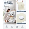 image:imageSmiry Toilet Rugs U Shaped 20x20 Non Slip Rubber Washable Bath Mat  Grey Low Pile Quick Dry Absorbent Bath Mat for Bathroom Floors Tub Sink Shower Outside Home Decor AccessoriesIvory