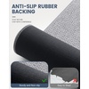 image:imageSmiry Toilet Rugs U Shaped 20x20 Non Slip Rubber Washable Bath Mat  Grey Low Pile Quick Dry Absorbent Bath Mat for Bathroom Floors Tub Sink Shower Outside Home Decor AccessoriesLight Grey