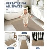 image:imageSmiry Toilet Rugs U Shaped 20x20 Non Slip Rubber Washable Bath Mat  Grey Low Pile Quick Dry Absorbent Bath Mat for Bathroom Floors Tub Sink Shower Outside Home Decor AccessoriesCamel