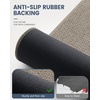 image:imageSmiry Toilet Rugs U Shaped 20x20 Non Slip Rubber Washable Bath Mat  Grey Low Pile Quick Dry Absorbent Bath Mat for Bathroom Floors Tub Sink Shower Outside Home Decor AccessoriesLatte
