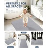 image:imageSmiry Toilet Rugs U Shaped 20x20 Non Slip Rubber Washable Bath Mat  Grey Low Pile Quick Dry Absorbent Bath Mat for Bathroom Floors Tub Sink Shower Outside Home Decor AccessoriesLight Grey
